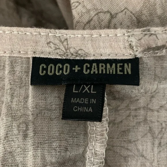 Coco + Carmen Floral Print Kimono - Picture 3 of 5